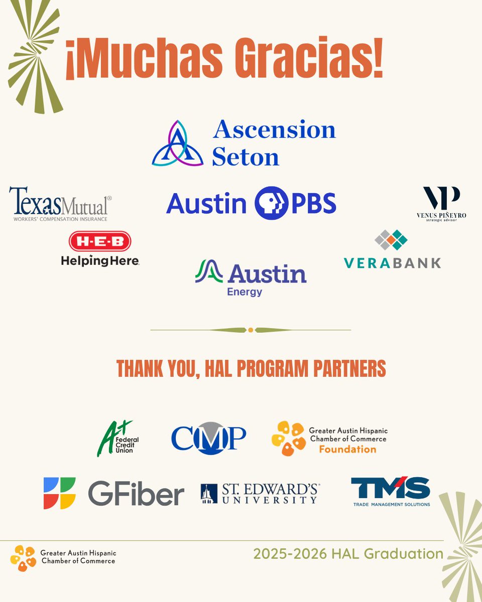 GAHCC's tweet photo. Cheers to the HAL Class of 2025-2026!  We’re proud of your growth, leadership, and impact. TY to our employers, alumni, sponsors, volunteers, vendors, families &amp; supporters who made this journey possible. Apps for the 26-27 HAL Cohort are now open: https://t.co/69dBslcTOc! https://t.co/gnoprI7sD9