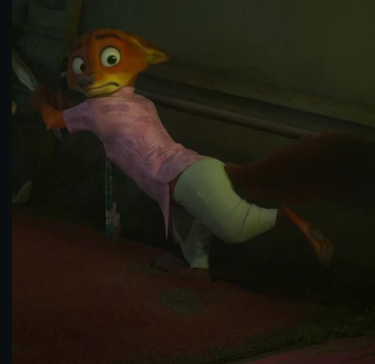 BasicFoxFurry's tweet photo. We all hug and kiss our pillows as we imagine its Nick Wilde...... right? https://t.co/3UL74HrmMx