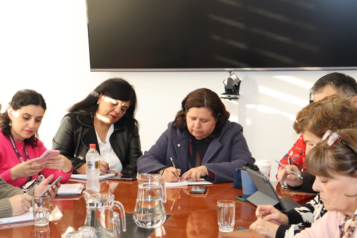 ANFUNTCH_CHILE's tweet photo. Este jueves 28 de mayo, la #ANFUNTCH participó de la Mesa de Personas, que contó con la presencia del Director del Trabajo, David Oddó Beas. En la instancia, insistimos sobre la importancia de dar curso a los procesos de promoción que están detenidos en la Contraloría. https://t.co/cah3AIkiK1