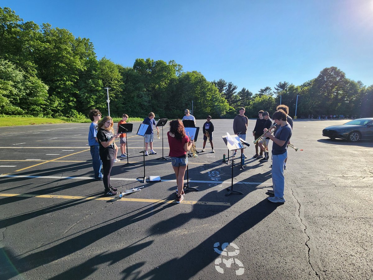 AvonBand's tweet photo. We kicked off the 2026 Mighty Eagle Marching Band season last night! It was great to see our new members joining us, and we're excited for the year ahead. The first of many fight songs was played tonight! Here's to an amazing season! https://t.co/32P2WHS4eI