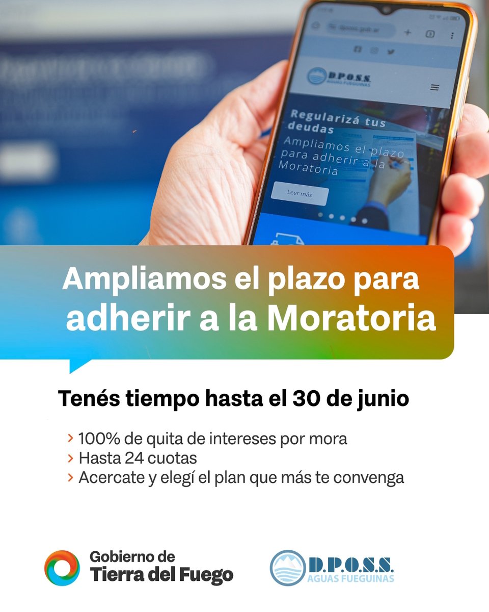 dposstdf's tweet photo. 📌 Aprovechá esta nueva oportunidad para ponerte al día.
📌 Encontrá más información en https://t.co/AWL9o4JKbL https://t.co/kXaRDOJ1OY