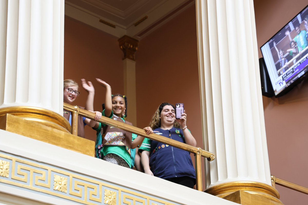 RIHouseofReps's tweet photo. Yesterday was @GirlScoutsofSNE's Advocacy Day at the State House: Scouts were advocating on behalf of several pieces of legislation, and @TinaSpearsRI hosted them at the House session, where she introduced a resolution recognizing GSSNE's commitment to empowering girls and fostering leadership, service, and community engagement. The resolution is online: https://t.co/LdFr2YMjEG

The Girl Scouts of Southeastern New England serves more than 4,000 youth across the region with the support of more than 2,000 dedicated volunteers.