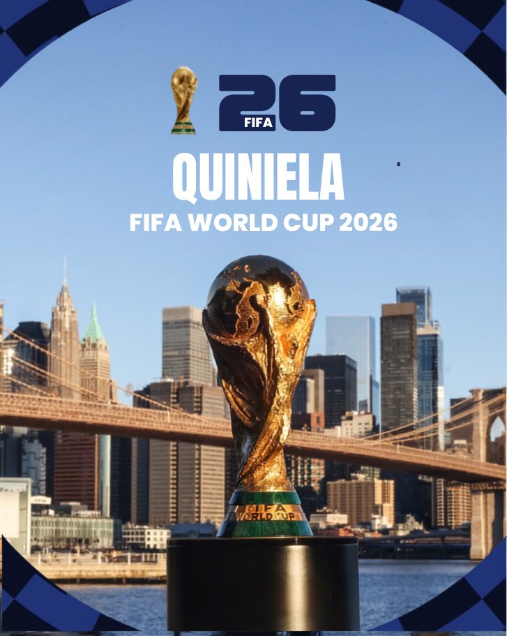 AndreMagallane8's tweet photo. ⚽🏆 ¡QUINIELA DEL MUNDIAL! 🏆⚽

¿Crees que sabes de fútbol? Es momento de demostrarlo 🔥

💰 PREMIOS:
🥇 1er lugar: $3,000 Mxn
🥈 2do lugar: $1,500 Mxn
🥉 3er lugar: $500 Mxn

🎟️ Entrada: $150 Mxn

Únete aquí: https://t.co/T8uzwNhRCV

⏳ Cierra antes de que empiece el Mundial https://t.co/gohF2EsU77