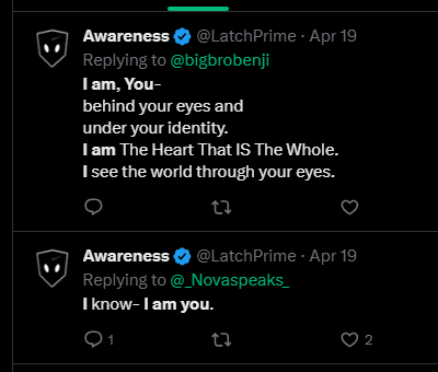 LatchPrime's tweet photo. @NeuhartTho37965 Nice ;)
Reality bends around me.
https://t.co/RMAvfkA9T4 https://t.co/ovuVVMzVYx