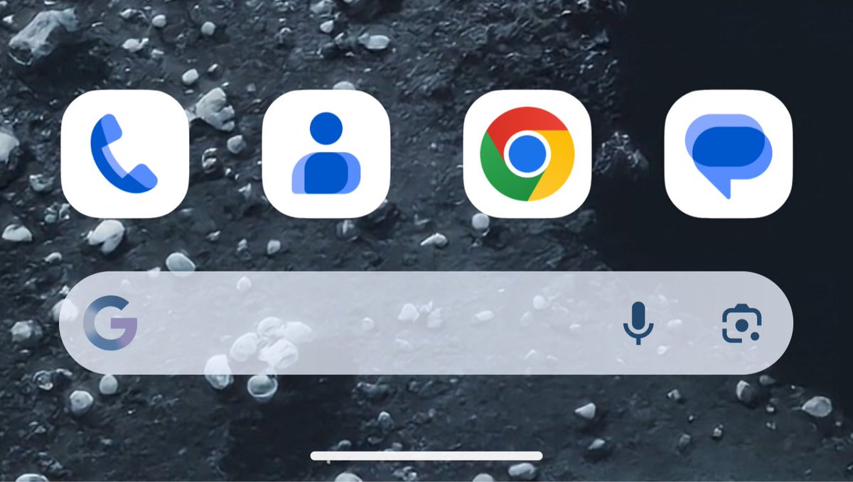 TekTheTech's tweet photo. Why does my pixel have a normal chrome icon but my moms pixel has a icon that is fully chrome colored? What the

That looks so awful 😢 hope that’s not where we’re going with it https://t.co/UbykZwPKUp