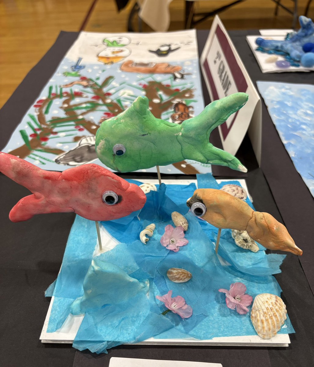 sharrington_art's tweet photo. 2nd grade clay creatures @WeAreMPSD https://t.co/A2LNnFIMAE