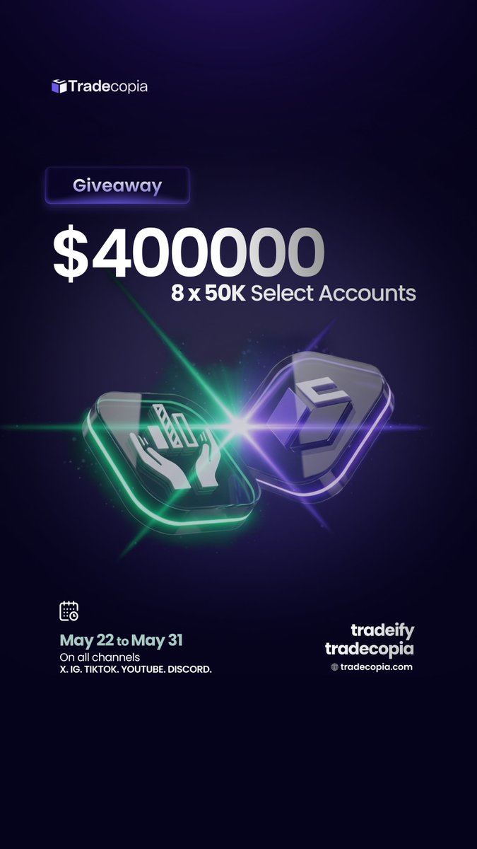 tradecopia's tweet photo. The clock is ticking! 

Just 2 days left to enter the $400,000 @tradecopia x @Tradeify giveaway.

See details in the link below:
https://t.co/hHsq9z8Aoe

Good luck!