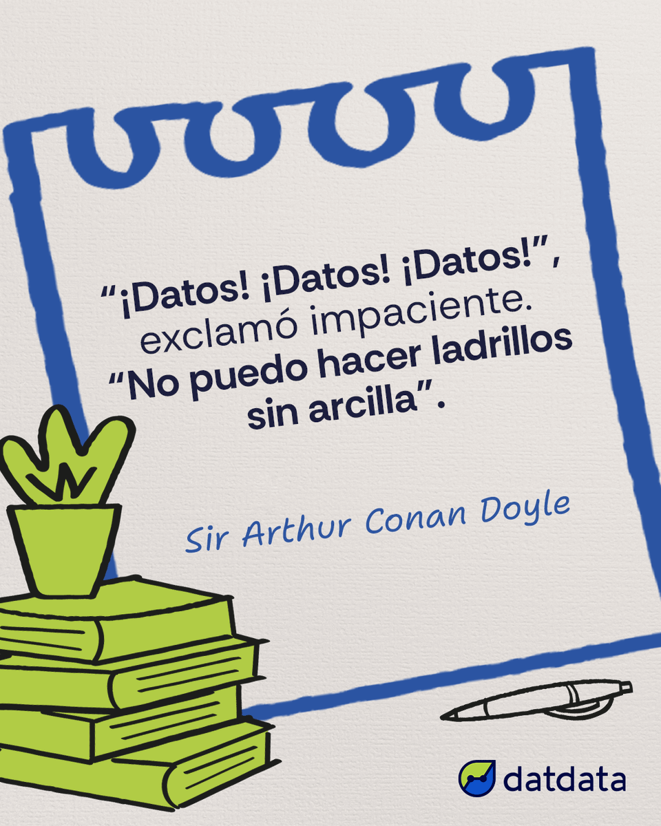 datdatacom's tweet photo. Frase del día ✨

Si quieres aprender más sobre datos, inscríbete en: https://t.co/p52NFSY9r9 https://t.co/tpz3N4gor5