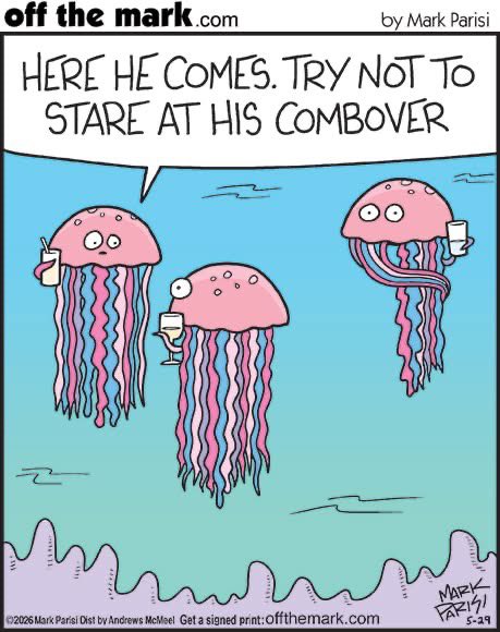 OffTheMarkComic's tweet photo. Jellyfish are not jelly or fish https://t.co/kC0Dfoh83D