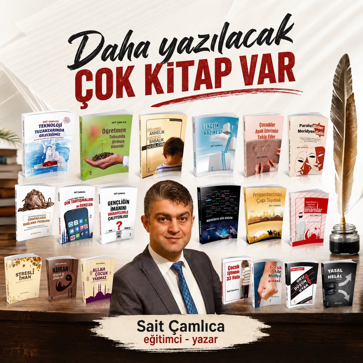 saitcamlica's tweet photo. Daha yazılacak çok kitap var…

Sait Çamlıca Kitap Seti (20 Kitap Bir Arada)
https://t.co/snHmBIEvLP https://t.co/1YYfDPcOHe