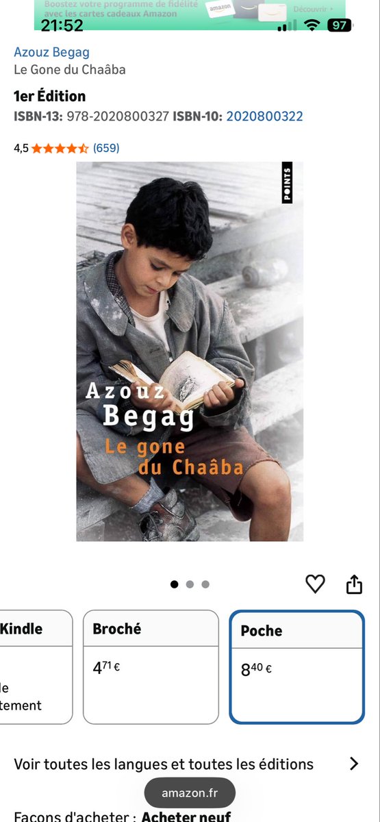 devpou's tweet photo. @LLP_Le_Vrai Très surprise des commentaires élogieux de ce livre sur Amazon. Seules 3 personnes sur 659 le déconseillent fermement. Que font les parents pour protéger leurs enfants ? https://t.co/57JBY3UrzN