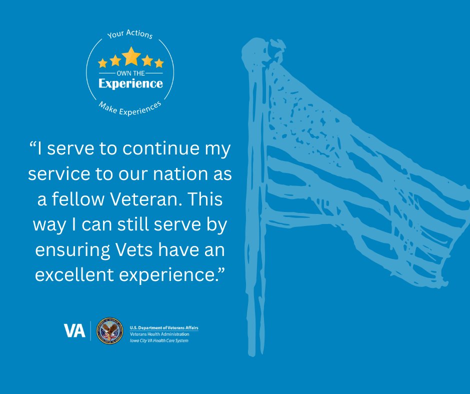 VAIowaCity's tweet photo. During Patient Experience Week, we asked staff what their "why" was. Why the VA? Why this job. Some of the answers just warmed our hearts, we just had to share. 

💙 We are so lucky to have such a dedicated staff who care so deeply about our Veterans💙

#VeteransHealthCare #Veterans #IowCityVA