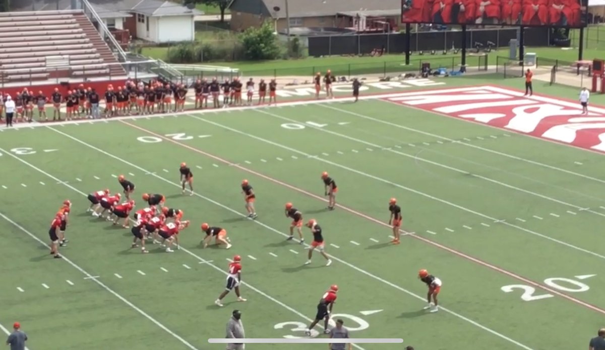 BoRyanWolf's tweet photo. @claremorefb Team Camp.  Day II Today https://t.co/RvFmN4eLx7