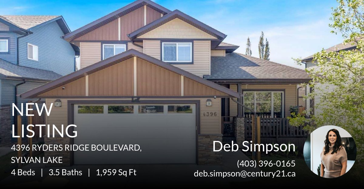 DebSimpson1975's tweet photo. 📍 New Listing 📍 Take a look at this fantastic new property that just hit the market located at 4396 Ryders Ridge Boulevard in Sylvan Lake. Reach out here or at (403) 396-0165 for more information!

Listed by Rhonda Bellamy

Deb S... https://t.co/ZxOIYfMtc8 https://t.co/lGvG64MEH5
