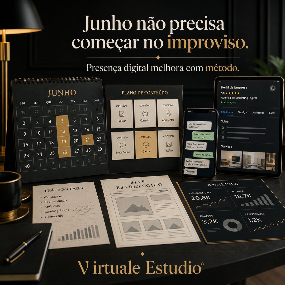 VirtualeEstudio's tweet photo. Junho não precisa começar no improviso.

Marketing melhora com ciclo: diagnóstico, planejamento, conteúdo, design, tráfego, análise e ajuste.

Se sua empresa entra todo mês sem campanha e sem clareza, o digital continua reativo.

Fale com a Virtuale e organize sua presença ! https://t.co/TOz5cLMOJ6