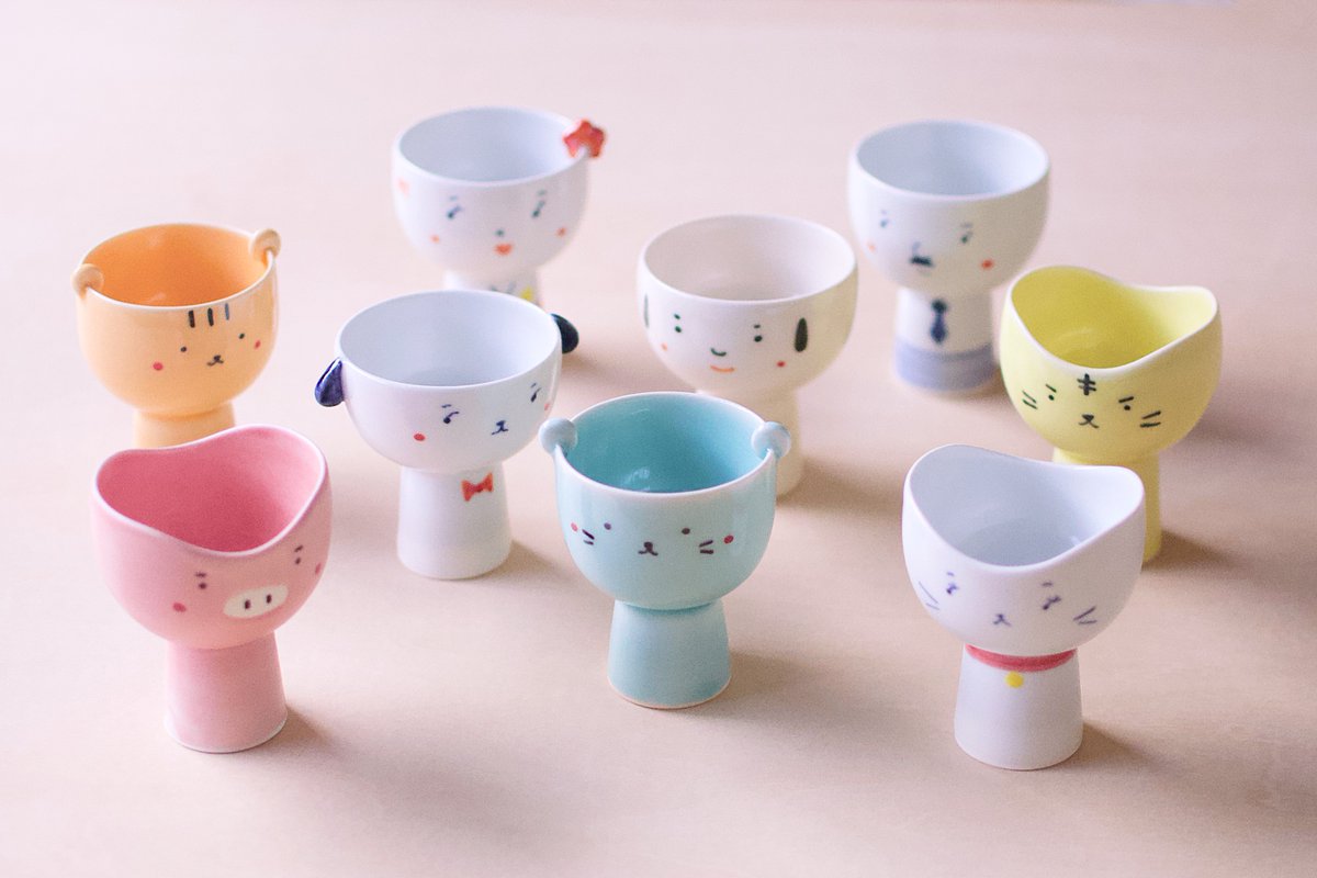 koyoido's tweet photo. 本日より奥渋谷・SPBS本店さんにて『SAKE CUP POP UP』です。酔いもHOPしてゆく楽しいSAKE CUPたちをどうぞ。

https://t.co/L4hxmWlpgK

酔いこのみんなのおともだち「Tinkle Sake cup」。振ればチリンと音が鳴る鈴杯です。お代りを促すもよし、鳴らして舞うもよし。 https://t.co/r9zM7Y5OEp