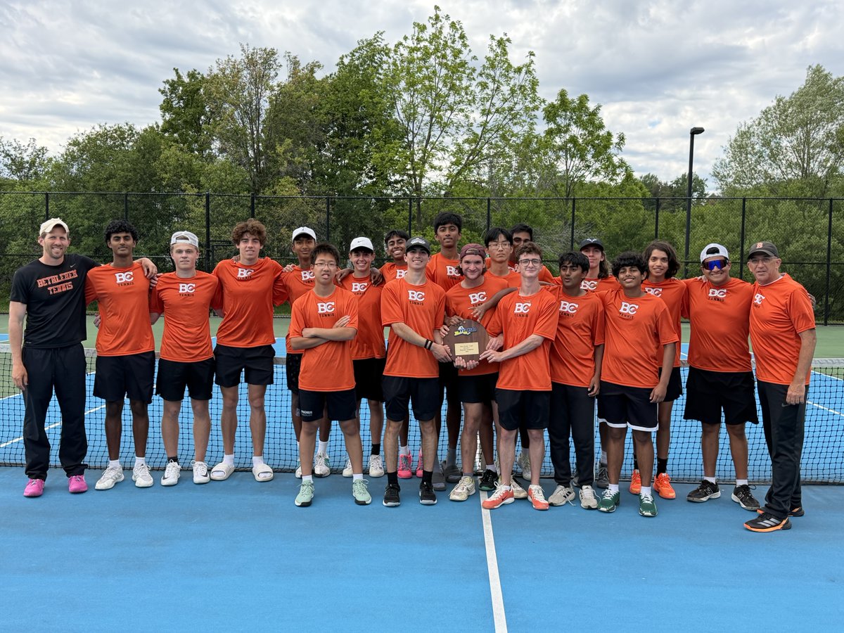 BCSDAthletics's tweet photo. Congrats Boys Tennis on today’s 6-1 Regional Championship win over CBA Syracuse to punch BC’s ticket to the NYSPHSAA State Championships @usta center NYC! https://t.co/nGBJlW5AC3