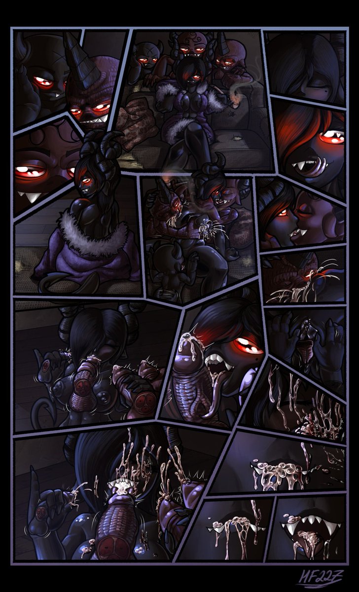 227Hellfire's tweet photo. I've re-uploaded my old Comic and fixed the main issue with the old version - the poor frame readability, which made everything look like a blurry mess.
Now, I'm completely satisfied with the work I did back then https://t.co/1gwiuQzt9R