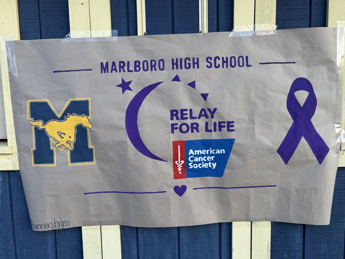 MarlboroHSinNJ's tweet photo. A huge thank you to both NHS and the Relay for Life Club for hosting tonight's walk.  Thank you to the community for their donations and those that shared in this experience tonight. https://t.co/ErKW4aob3T