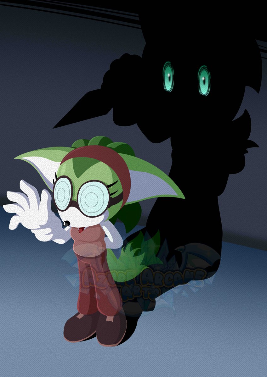 AzureArcaneArts's tweet photo. As voted for by supporters last month. Megani the Jackal! Though you may also know her by her alter ego: Enigma the Phantom Thief!

Hope you all enjoy the art!

#MeganitheJackal #Digitalart #Sonicart #fanart #IDWsonic #Enigmathejackal https://t.co/iSQQHjAr6e
