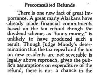 WillMuldoon's tweet photo. This Op-ed for the Alaska Bar Rag written by former AG Havelock during the opening of the Zobel cases and consideration of Alaska's revenue and tax base are an interesting look into the time capsule.

https://t.co/cigtJDH6S7 https://t.co/q2UPlRXlIN