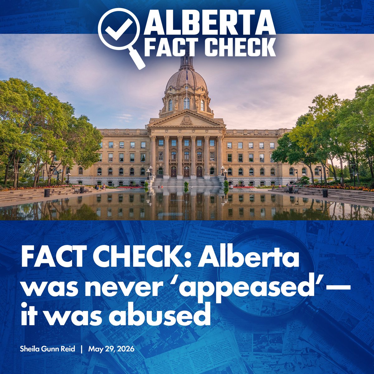 AB_FactCheck's tweet photo. FACT CHECK: A Toronto Star columnist is treating Alberta's grievances as evidence of entitlement rather than evidence of unresolved political conflict. https://t.co/RU3yCRXjUi