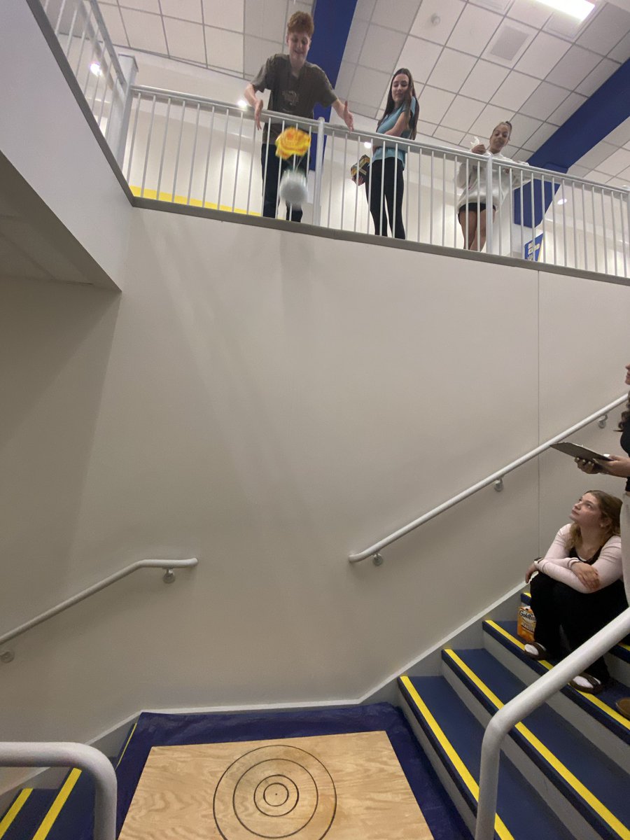 MrColbertCMS's tweet photo. 2026 Egg Drop was a success! Congrats to Valerie C, the 2026 Egg Drop Champion!! @CanonMacMS https://t.co/o0e0ckZ7Y8