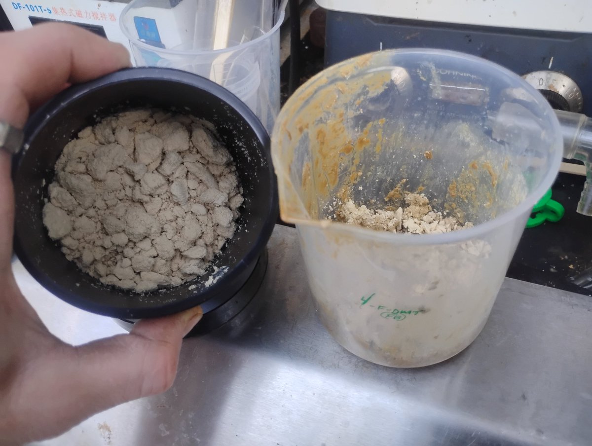 Indole245's tweet photo. 4-Fluoro-iPT in the rotoevaporator...also the 4-Fluoro-DMT is isolated &amp; the 6-MeO-1-(3-MeO-4,5-MDAr)-THBC and 6-MeO-1-(2,4,5-TriMeOAr)-THBC are ready (both of them)...8 samples for testing next week as one batch..a bit late https://t.co/DJItJ8M2KO