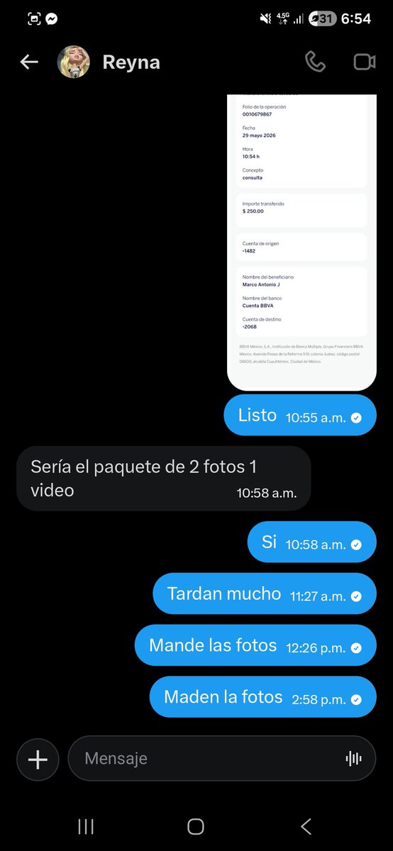 fcom31186's tweet photo. @Reynai13w es pura esta con esta persona no cumple no q promete le desistas y ya no manda las fotos https://t.co/1o0jTTUMF5