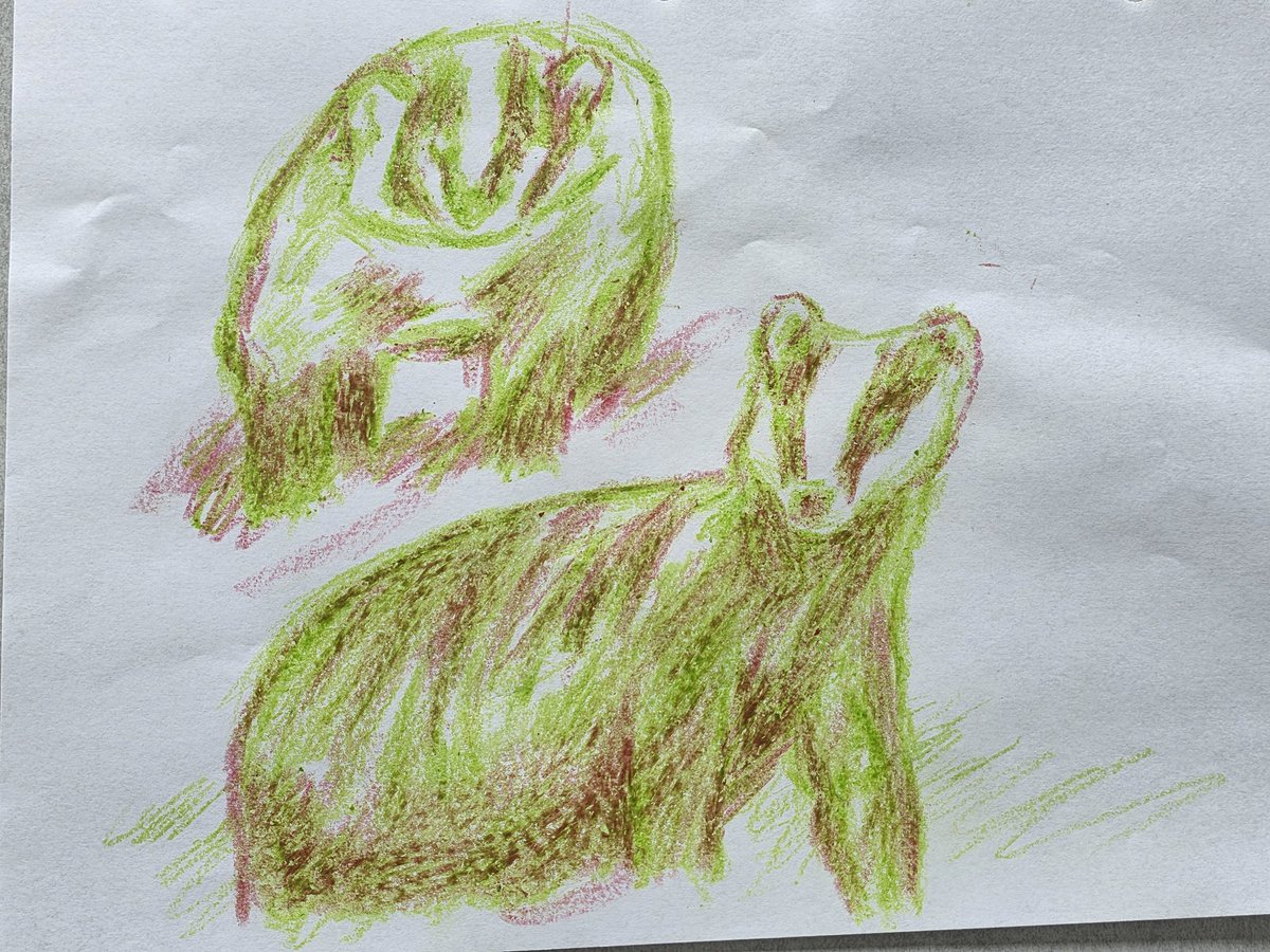 Coleman_Boston's tweet photo. A quiet badger for a busy week. Sometimes the strongest creatures are the ones that simply keep moving forward.
#AnimalArt #CrayonArt #WildlifeArt #NatureSketch #DailyDrawing https://t.co/jdgM4U2XnF