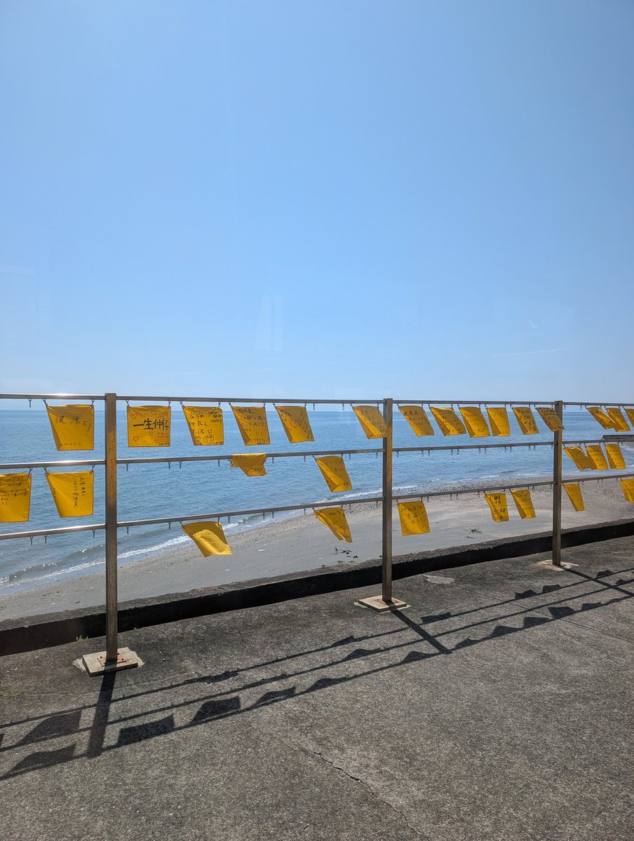 oddmutou's tweet photo. 島原鉄道の車窓なかなか気持ちがいいし、地元民ギャル3人組がスマホのスピーカーで音出しながら動画見たりしてて治安が大変素晴らしい。 https://t.co/kZRgNRIX4P
