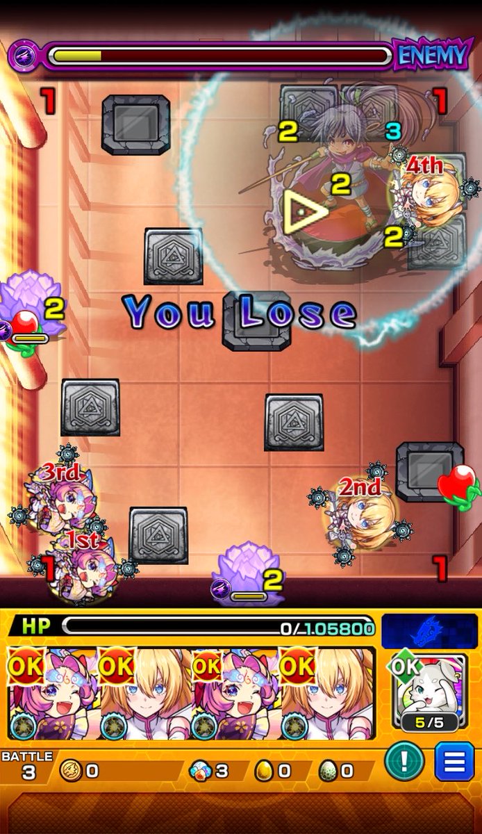 daisuke71217293's tweet photo. なんか今回のイベントダンジョンでモンストもういいかなってなってきてる
ステージ2がダルすぎてやる気失せるよこれ https://t.co/m5kAYzNB9Q
