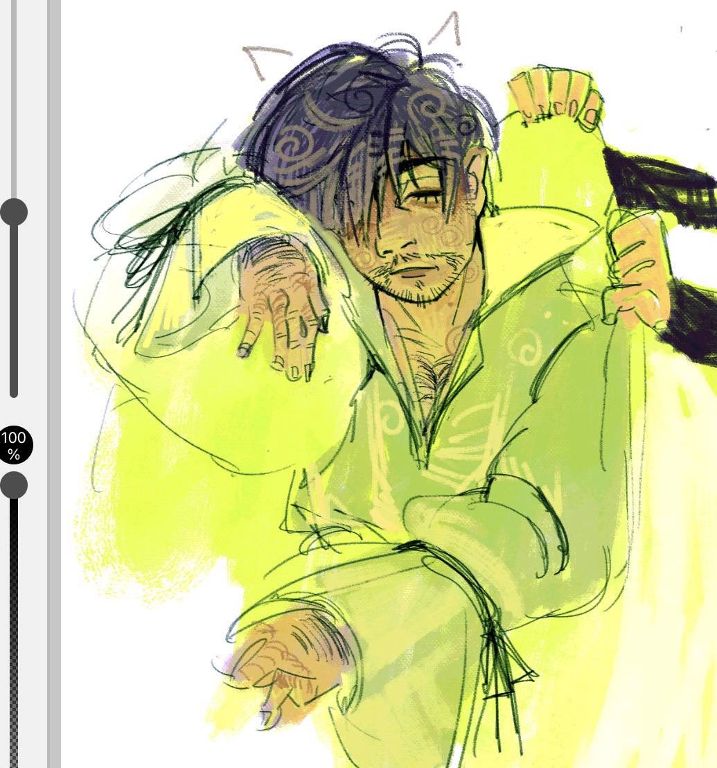 moon000e's tweet photo. Mimir sketch while im working on other stuff… #Δ帽子 https://t.co/to0abSpRdQ