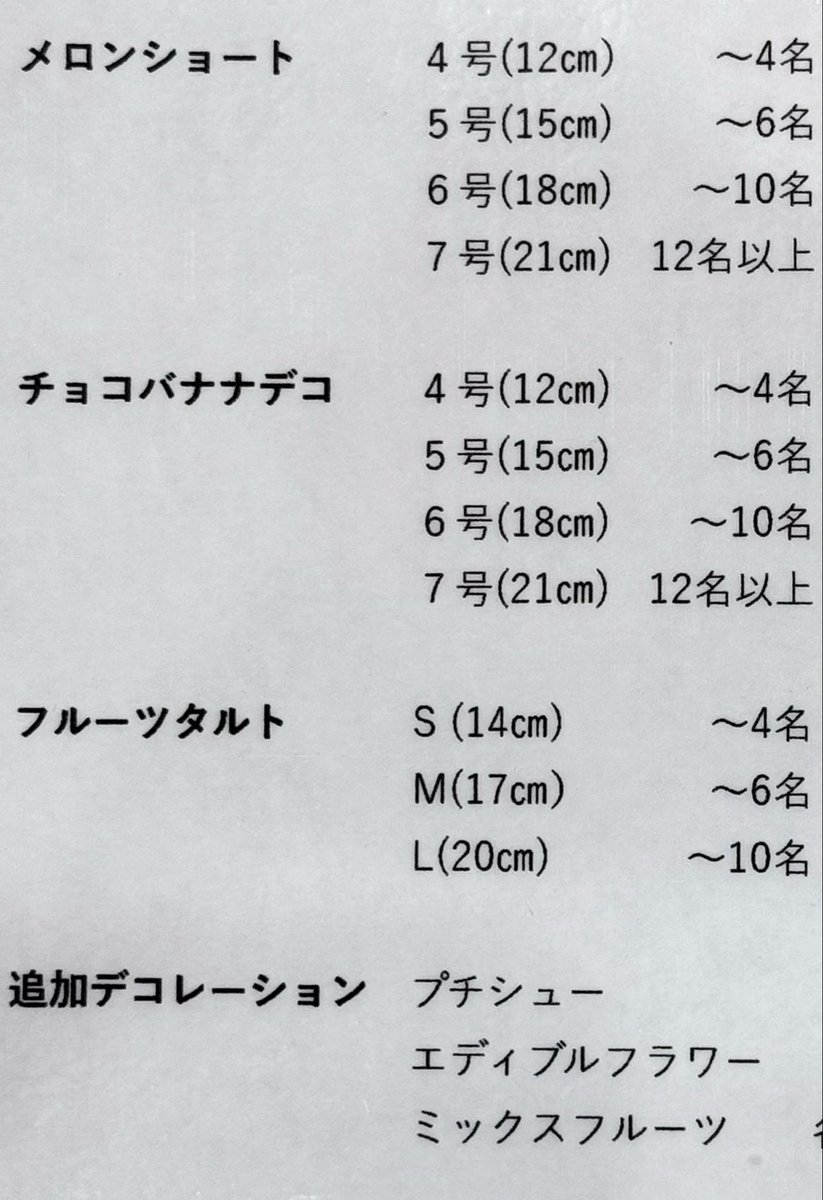 original_sweets's tweet photo. マスターキー営業中です♪

お知らせしている通り、6月よりいちごの商品はお休みになります。
夏のメニューを上げておきますのでご参考に。
メロンやバナナ、食べられない方はご相談いただければ他のフルーツご提案できるかも知れません。
ご予約は2営業日前までにしていただくとありがたいです。 https://t.co/wfWMRdV4Dt