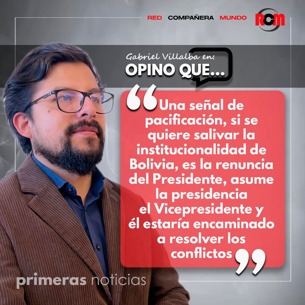 GaboVillalbaP's tweet photo. 🇧🇴Hoy en Radio Compañera Mundo. https://t.co/6woZAvWqrf