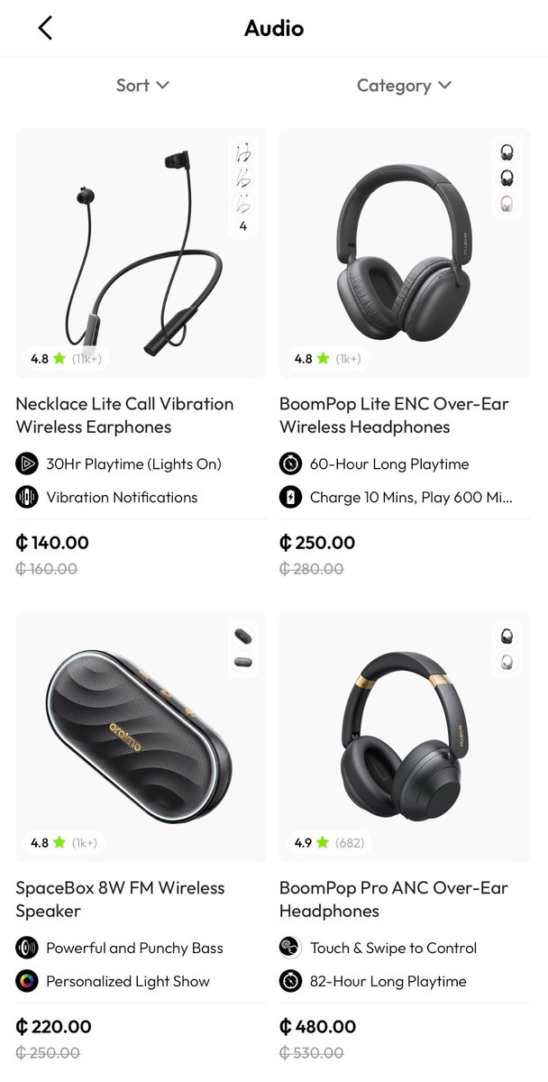george_kingskid's tweet photo. Oraimo is always a smart buy ✅
From audio to home appliances, there is something for everyone.
Use MCPAPUOXIE0U at checkout for discount.
https://t.co/hb41akR6nZ
#keepexploring #oraimo #oraimoghana https://t.co/V07rrBJMOq