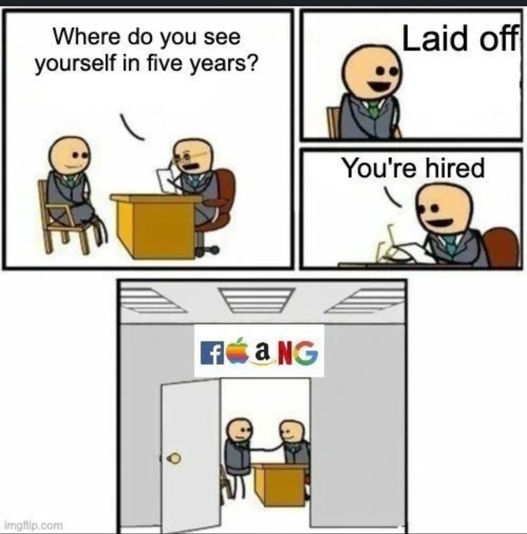 ipashkov's tweet photo. How to pass job interview. Friday meme https://t.co/oqPJJcZwIG