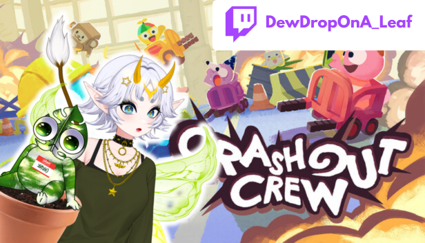 Dewdropona_leaf's tweet photo. I'm live playing Crashout Crew with the Treehouse Crew!
https://t.co/OELjLfNUNF https://t.co/uIdjINI4LD