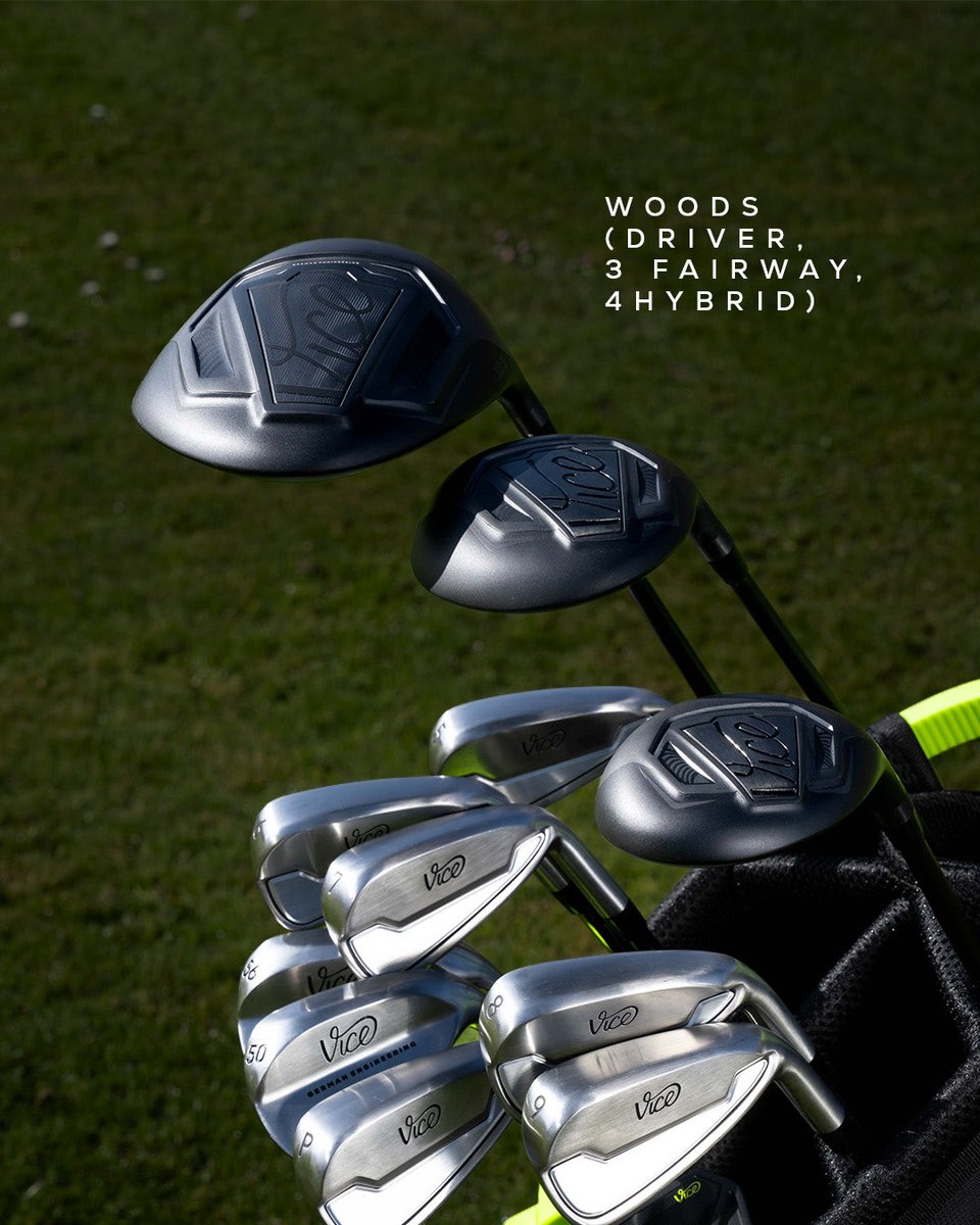VICE_GOLF's tweet photo. Our Boost+ set is now available in separate components! Fill the gaps in your bag with confidence🏌️

https://t.co/WSEIqmwyA5 https://t.co/R2Zwe9IeHy