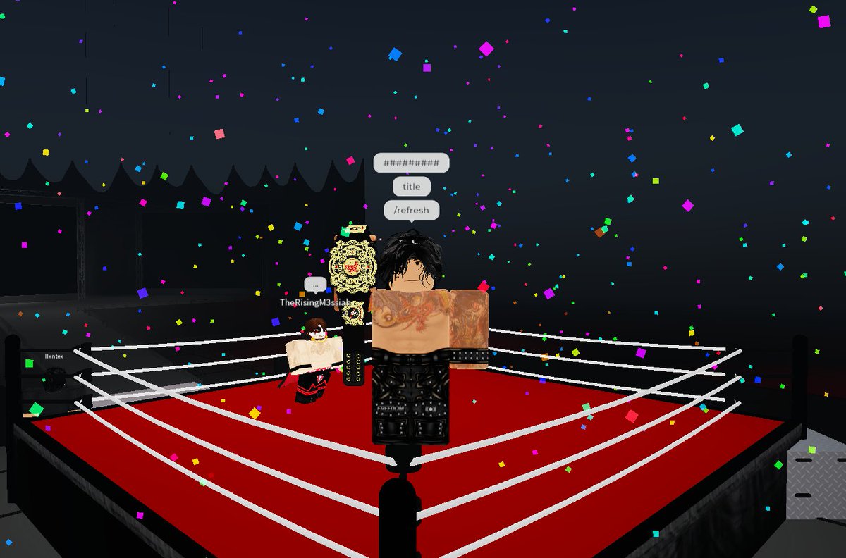 taylermega's tweet photo. Back on top 🏆

#ANDNEW @IFWRobloxRW WORLD HEAVYWEIGHT CHAMPION..

[7/6] #THECATALYST https://t.co/M7VoKa4IdW