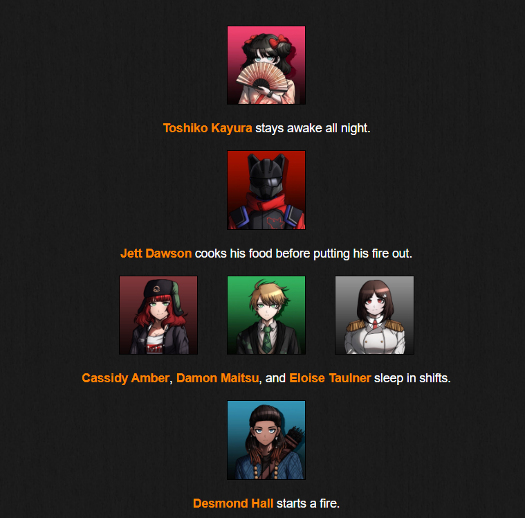 edensbase's tweet photo. The game continues! Here are all events from Night 2. https://t.co/UzZoYrpLRZ