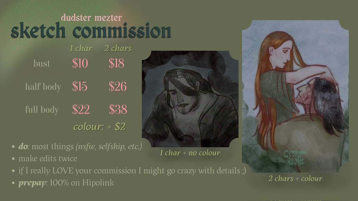 dudster_mezter's tweet photo. sketch c✶mms! dm me if you're interested or want more examples!🦦 https://t.co/lgWMWZThLL
