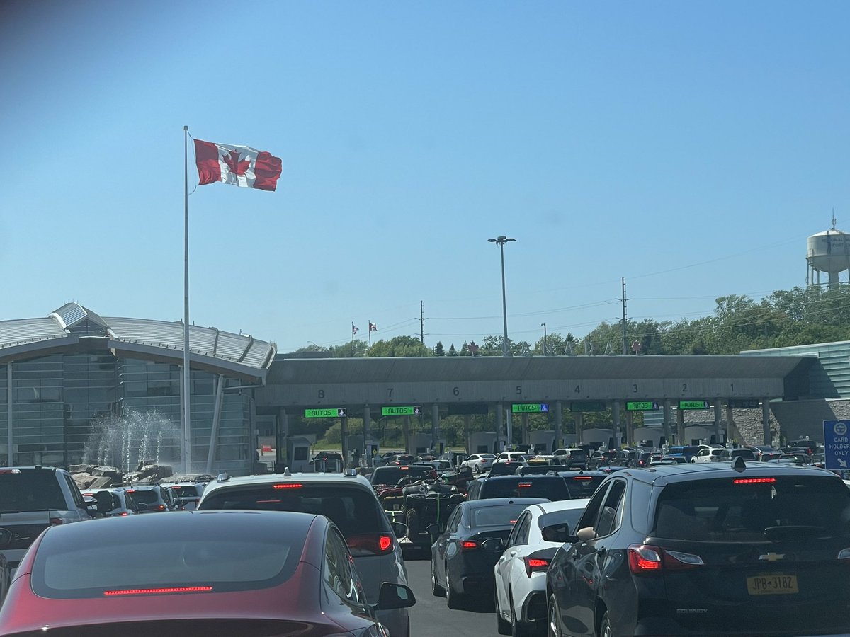 KowboyKyle216's tweet photo. I have officially crossed the border with the boys. Looking forward to slinging some Disney cards at the ETB CCQ! https://t.co/JLpRiSjLu4