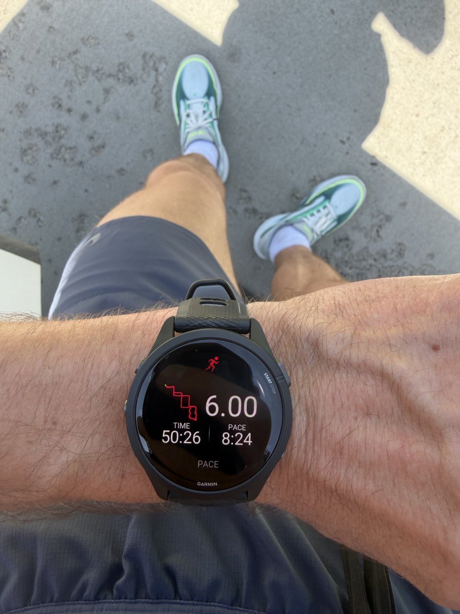 CalvinMickles's tweet photo. 6 miles 8:24 pace! 🦾 https://t.co/oOFem3HD4r