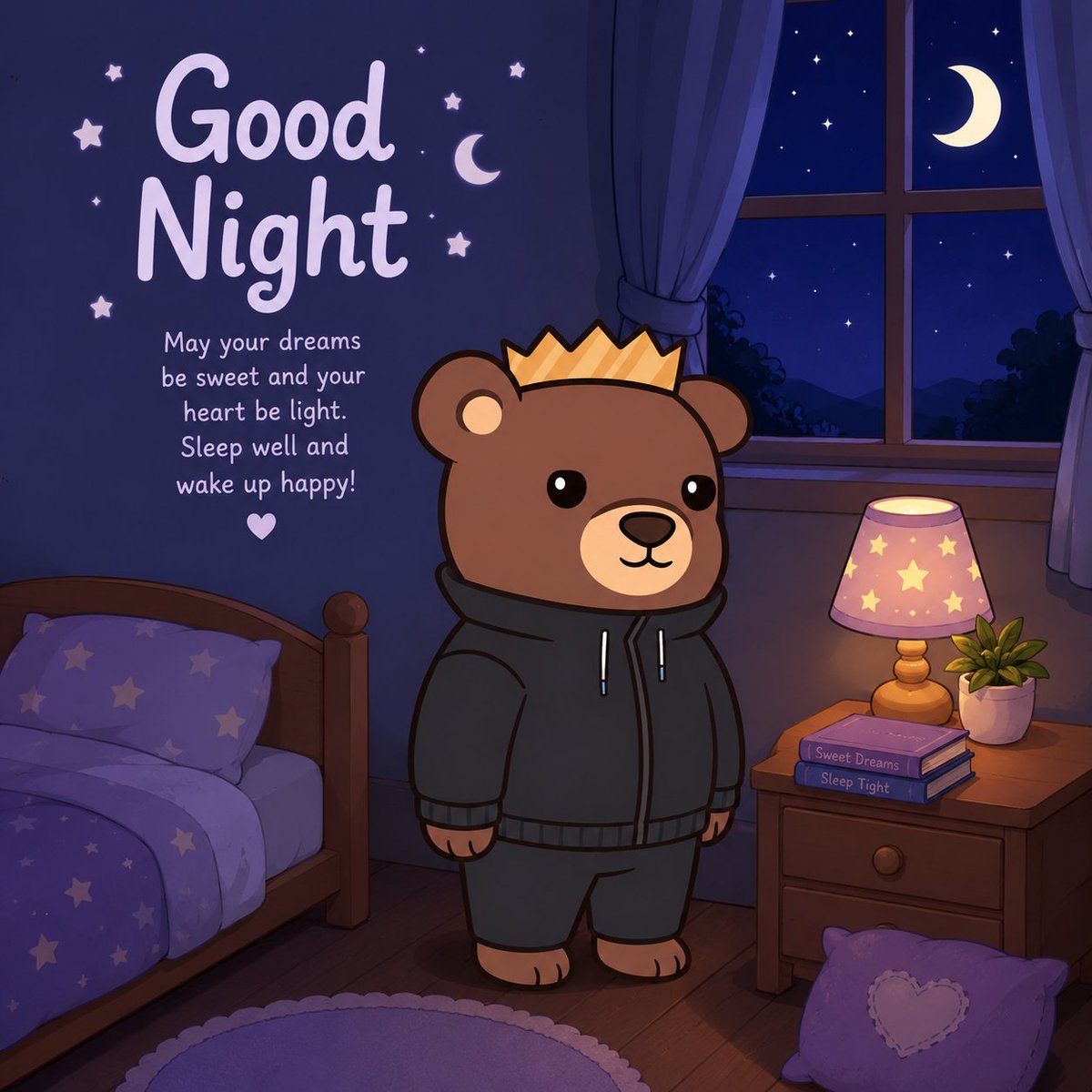 MagicMikeEditss's tweet photo. Goodnight, GN CT friends and @bearish_af fam.

Finally it's friday and we're going into the weekend!
Have a great night, rest well and enjoy your weekend! https://t.co/IUczzLXEyt
