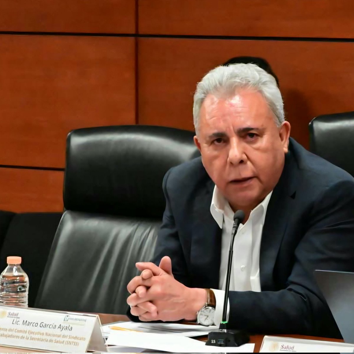 FstseGto's tweet photo. ✅ La presencia de Marco Antonio García Ayala en la Primera Sesión Ordinaria 2026 y Quinta Sesión Extraordinaria de la Junta de Gobierno del IMSS-Bienestar representa un paso firme para fortalecer la voz sindical de las y los trabajadores de la salud.

Como Presidente Nacional del SNTSA, encabeza una representación histórica que consolida la unidad, la defensa de los derechos laborales y el compromiso con mejores condiciones para nuestra base trabajadora. 💪🏥

#TodosSomosSNTSA #IMSSBienestar #TrabajadoresDeLaSalud #UnidadSindical