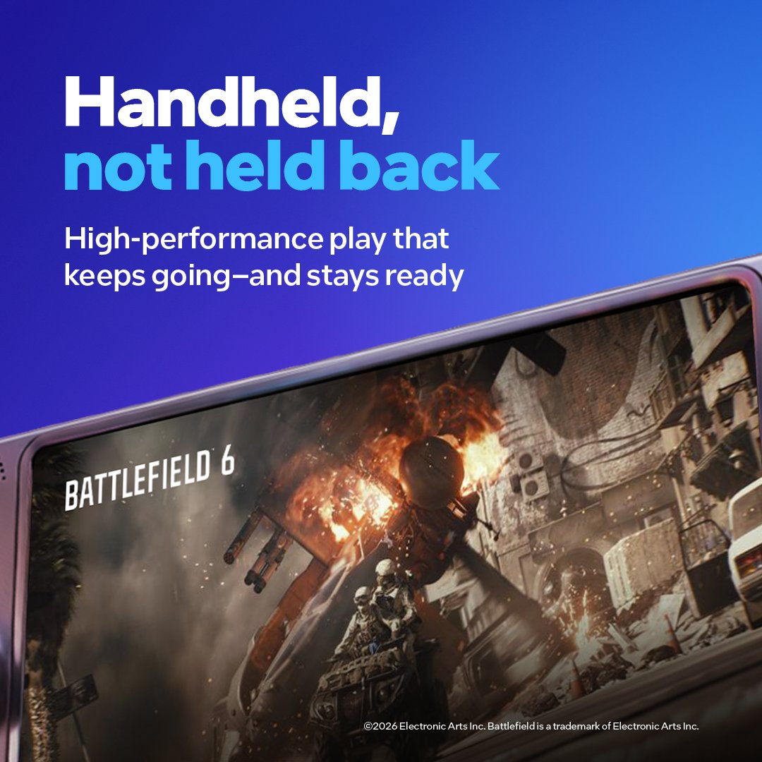 IntelGaming's tweet photo. Intel Arc G3 Extreme processors.

Play smoother.
Play longer.
Play comfortably.