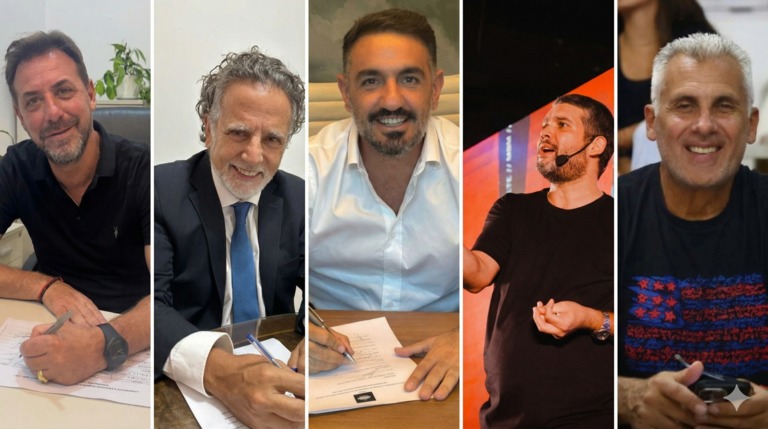 DitoroPedro's tweet photo. Los candidatos de @SanLorenzo a presidente: 

.Sergio Constantino (San Lorenzo en Marcha)
.Marcelo Culotta (Orden y Progreso Sanlorencista)
.Manuel Agote (Movete Boedo Movete)
.Nicolas Papasso (Nueva Generación)
.Cesar Francis (Volver a San Lorenzo)

 ¡A VOTAR!📩💙❤️ https://t.co/EjK4DpE1eP