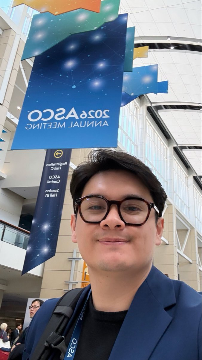 MDBryan6's tweet photo. First day at #ASCO2026! Thousands of brilliant minds, one shared goal: changing the future of cancer care🧬 Feeling inspired, motivated, and grateful to be here! 🤯🤩 @ASCO @UnrSom @unrmed https://t.co/ddQvNZ0qj7