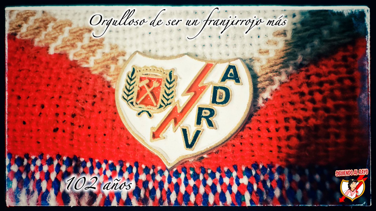 LapiADRV's tweet photo. Más que orgulloso de ser un franjirrojo más, y haber vivido este gran momento. Hay que seguir adelante en todo.

¡¡Feliz 102 años @RayoVallecano!! O mas bien...
EL PUTO RAYO https://t.co/qnuBnpWrVQ